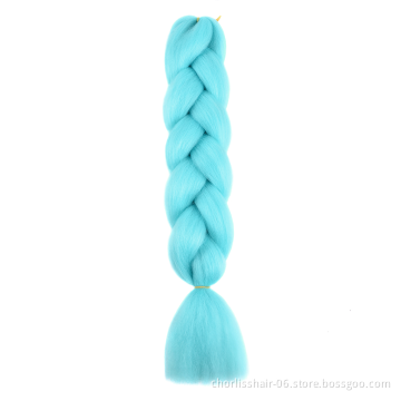 Wholesale 24'' Ombre Yaki Jumbo Braids Pre-stretched Crochet Synthetic Afro Braiding Hair Extensions Expression Braiding Hair